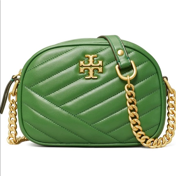 Tory Burch Bags Tory Burch Kira Chevron Small Camera Bag Green